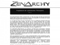 zenarchy.net Webseite Vorschau
