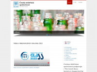 czech-glass-society.cz Webseite Vorschau