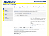 boboex.de Webseite Vorschau