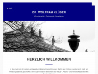 dr-klueber.de Webseite Vorschau