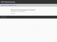 acr-steuerberatung.de Webseite Vorschau