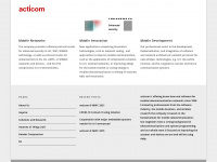 acticom.de Webseite Vorschau