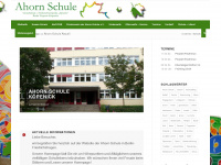 ahorn-schule.de Webseite Vorschau