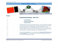concretecare.eu Webseite Vorschau