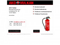 ako-vulkan.de Webseite Vorschau