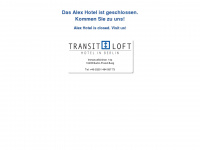 alex-hotel.de Webseite Vorschau