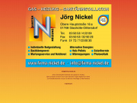 firma-nickel.de Webseite Vorschau