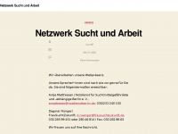 netzwerk-sucht-und-arbeit.de Webseite Vorschau
