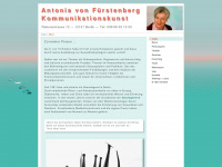 antonia-von-fuerstenberg.de Webseite Vorschau