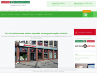 apothekeamhugenottenplatz.de Webseite Vorschau