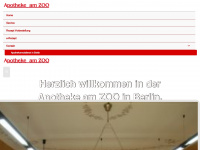 apothekeamzoo.de Webseite Vorschau
