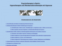 hypnotherapie-reinkarnationstherapie.de Webseite Vorschau