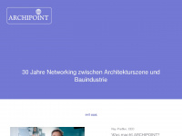 archipoint.de Webseite Vorschau