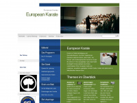 european-karate.org Webseite Vorschau