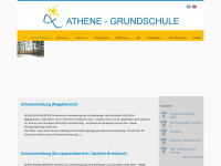 athene-grundschule.de Webseite Vorschau