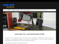audio-data.de Webseite Vorschau