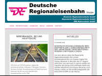 regionaleisenbahn.de Webseite Vorschau