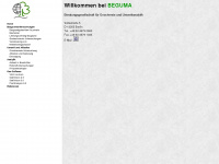 beguma.de Webseite Vorschau