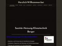 berger-shk.de Webseite Vorschau