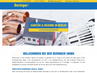 beringer-gmbh.de Webseite Vorschau