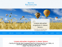 berlin-ballooning.de Webseite Vorschau