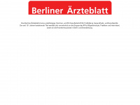 berliner-aerzteverlag.de Webseite Vorschau
