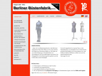 berliner-buestenfabrik.de Webseite Vorschau