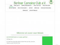 berliner-camping-club.com Webseite Vorschau
