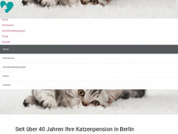 berliner-katzenpension.de Webseite Vorschau