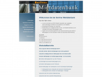 berlinermietdatenbank.de Webseite Vorschau