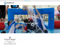 aquaball.de Webseite Vorschau
