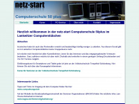 computerschule-50plus.de Webseite Vorschau