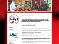tonart-die-musikschule.de Webseite Vorschau