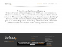 defrax.de Webseite Vorschau