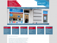 bigcopy.de Webseite Vorschau