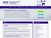 acb.org Webseite Vorschau