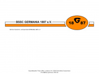 bssc-germania-1887.de Webseite Vorschau