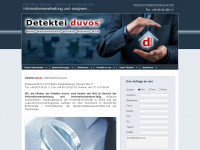 detektei-duvos.de Webseite Vorschau