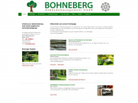 bohneberg.de Webseite Vorschau