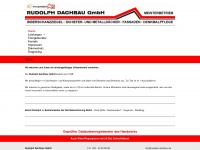 rudolph-dachbau.de Webseite Vorschau