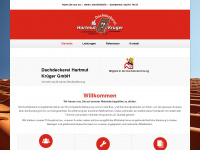 krueger-dachdeckerei.de Webseite Vorschau