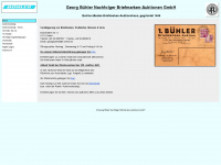 briefmarken-buehler.de Webseite Vorschau