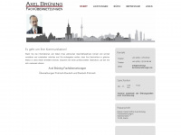 bruening-fachuebersetzungen.de Webseite Vorschau