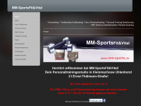 mm-sports.de Webseite Vorschau