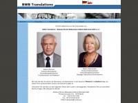 bwb-translations.de Webseite Vorschau