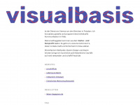 visualbasis.com Webseite Vorschau