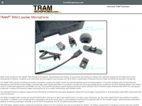 trammicrophones.com Webseite Vorschau