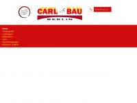 carl-bau.de Webseite Vorschau