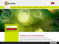 farcom.de Webseite Vorschau