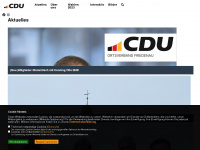 cdu-friedenau.de Webseite Vorschau